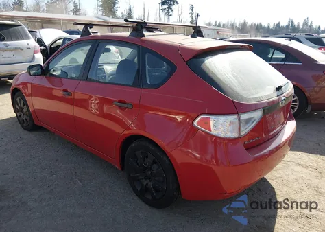 2009 Subaru Impreza 2.5I from USA, damaged, VIN JF1GH616X9G808346